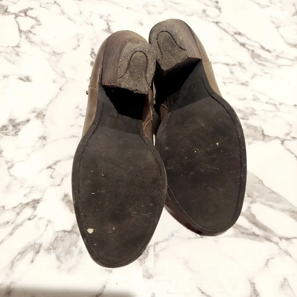 𝅺XOXO boots Brown womens size 8.5 - Picture 7 of 9